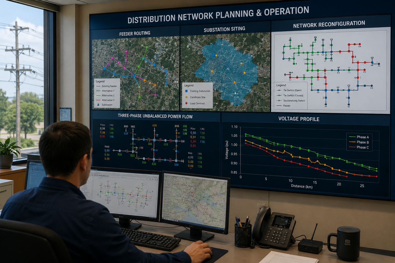 Distribution Network Planning and Operation