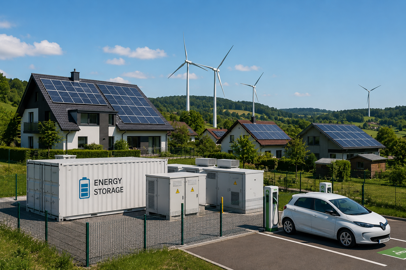 Microgrids Energy Communities and Green Hydrogen